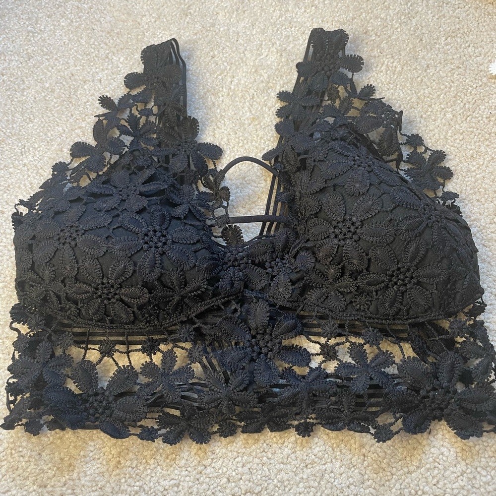 SHEIN Black Lace Bralette